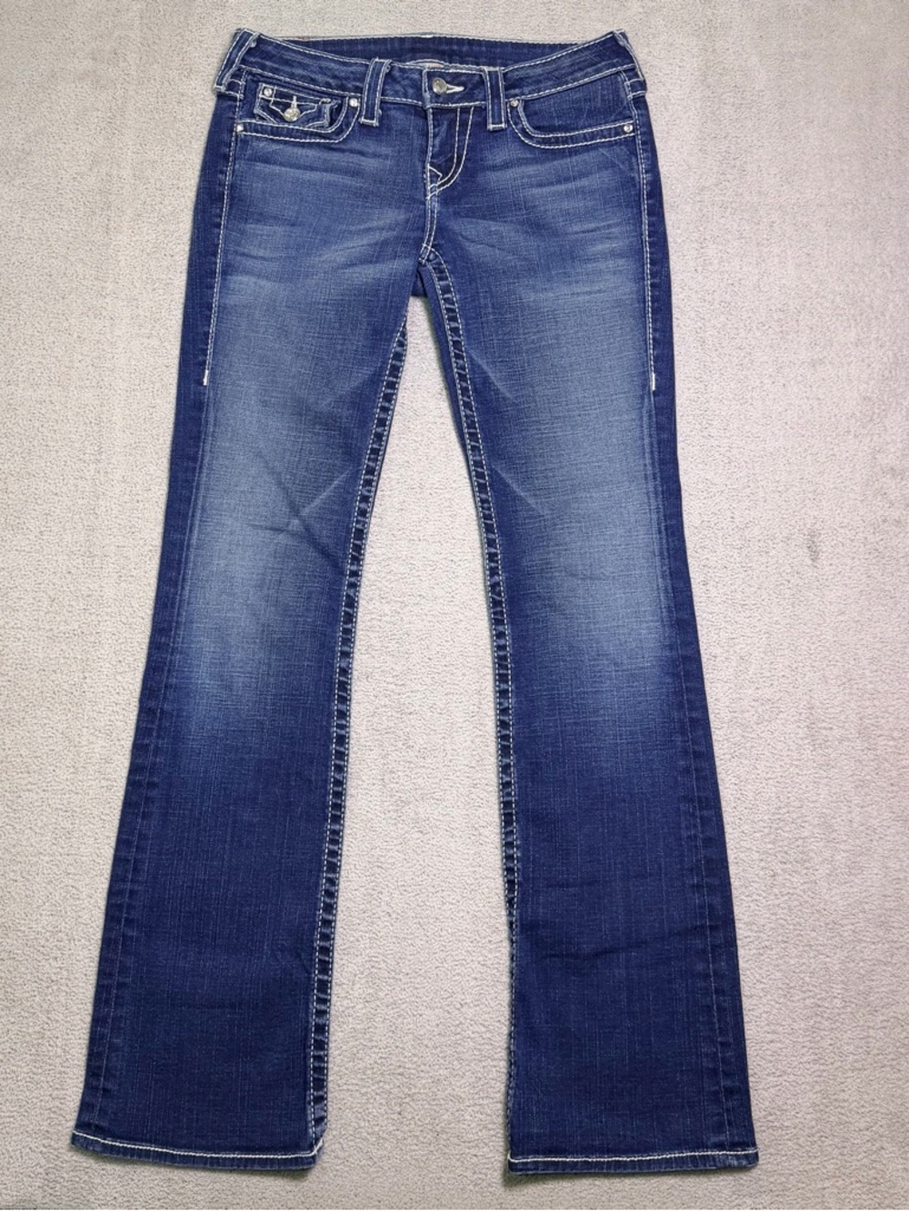 Vintage True Religion Low Rise Bootcut Jeans Women’s 28 (32x33) USA Made